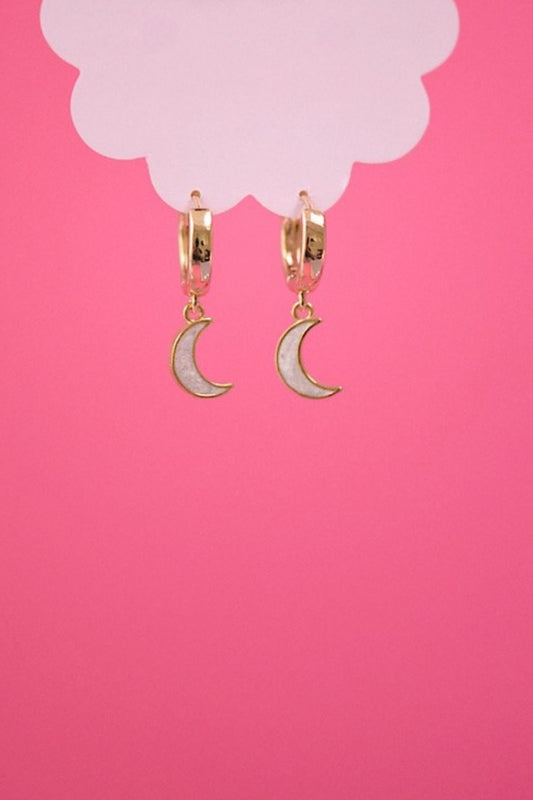 Gold Opal Moon Huggies