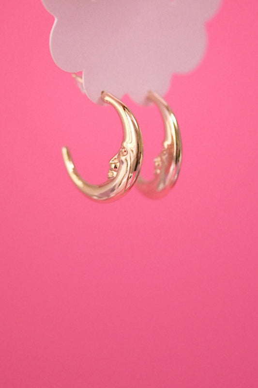 Chunky Happy Moon Hoops