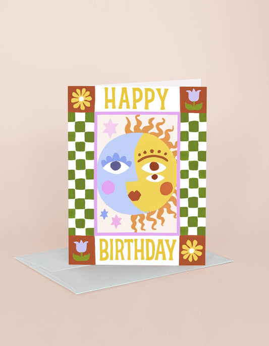 Celestial Birthday Greeting Card