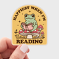 Happiest When I'm Reading Sticker