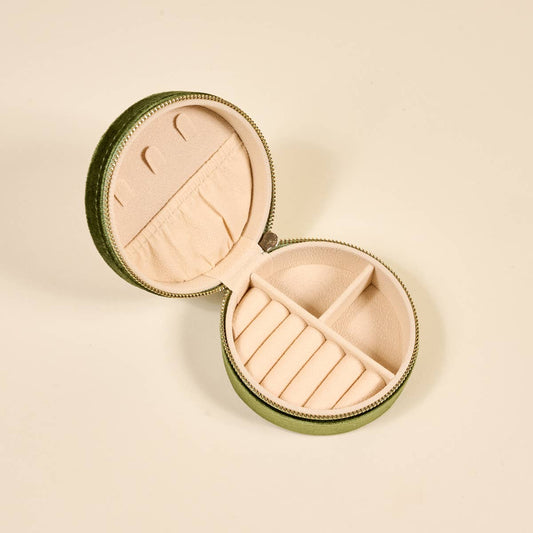 Strawberries Velvet Jewelry Case