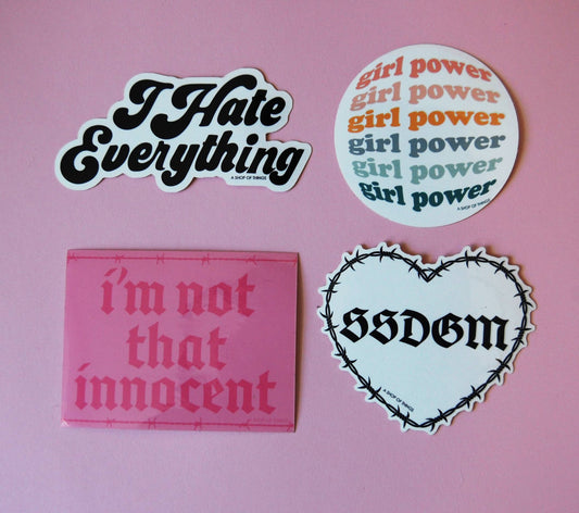 I Hate Everything Sticker