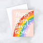 Big Rainbow Birthday Card