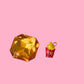 French Fries Gold Charm