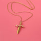 Blade Babe Gold-Plated Necklace