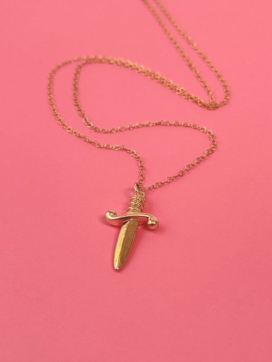 Blade Babe Gold-Plated Necklace