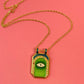 Mystic Gaze Gold-Plated Necklace