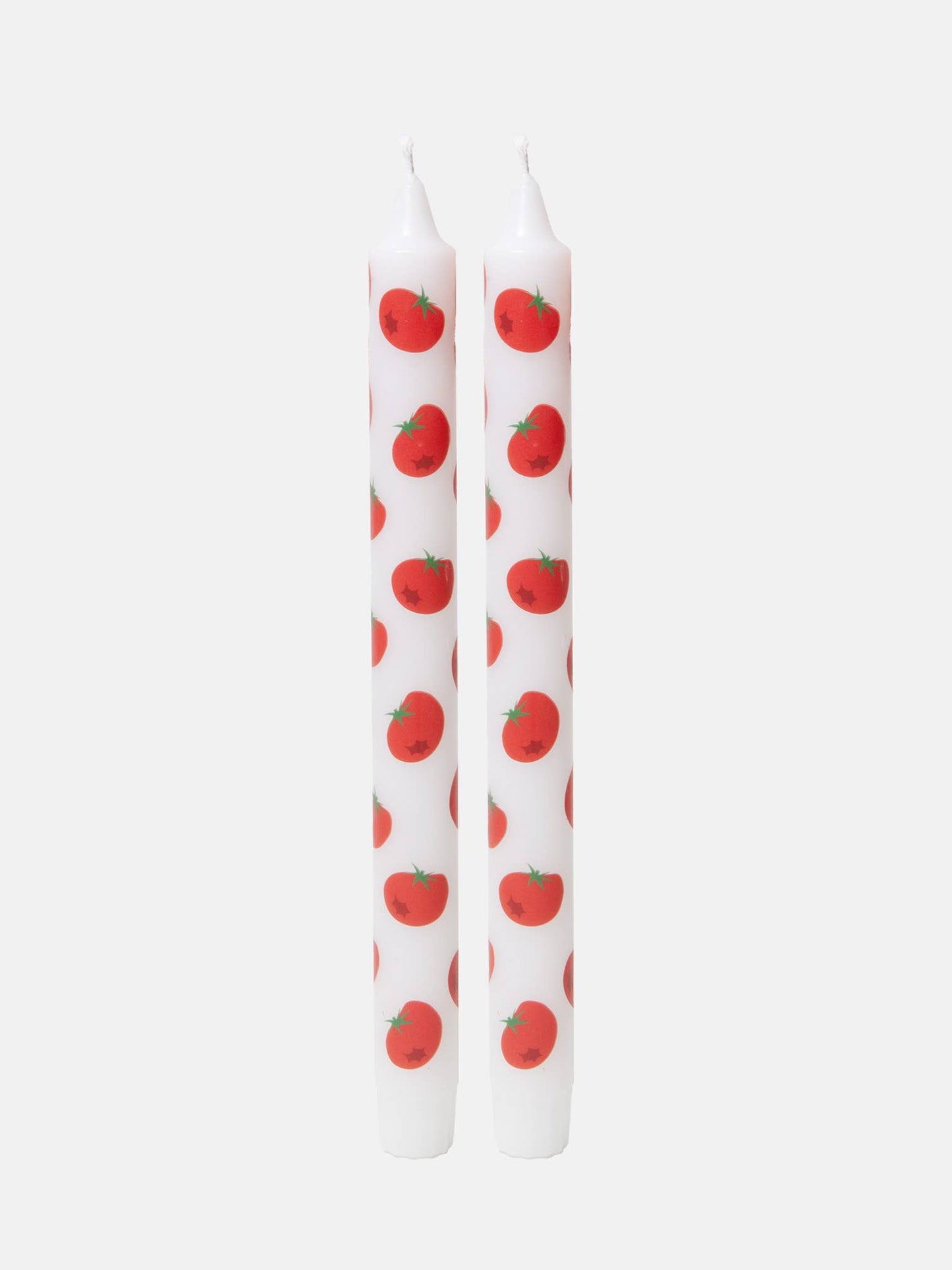 Tomato - Set of 2 Taper Candles