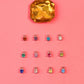 Birthstone Charms (Gold + Silver)