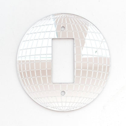 Disco Ball Light Switch Plate