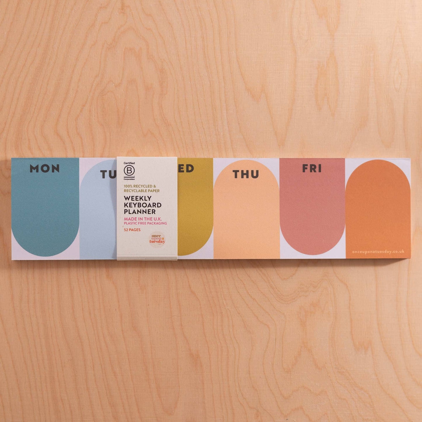 Keyboard Weekly Planner Pad - Nature Arches