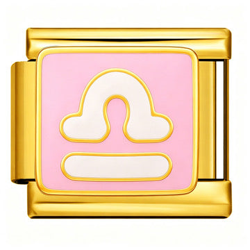 Gold Zodiac Italian Charm
