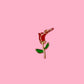 Rose Stem Gold Charm