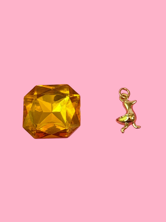 Silly Goose Gold Charm