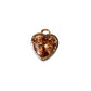 Heart Birthstone Gold Charm