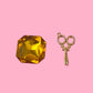 Scissors Gold Charm