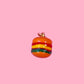 Burger Gold Charm