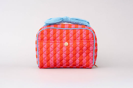 Striped Toiletry Bag