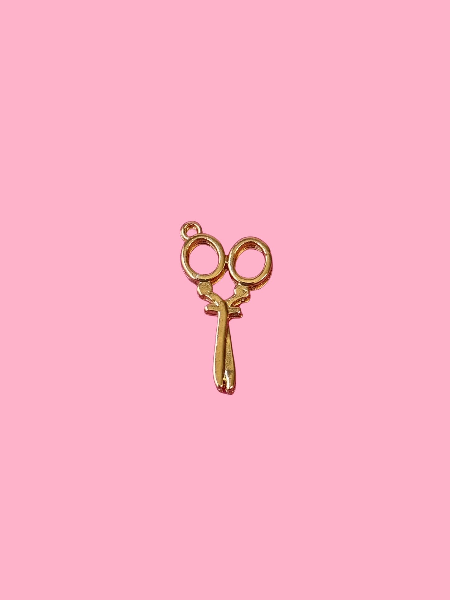 Scissors Gold Charm