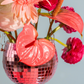 Disco Ball Planter - Pink