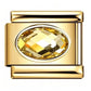 Gold Birthstone Italian Charm