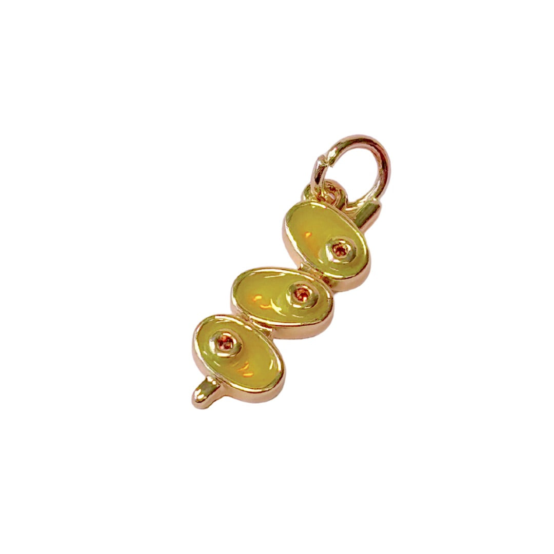 Olive Skewer Gold Charm