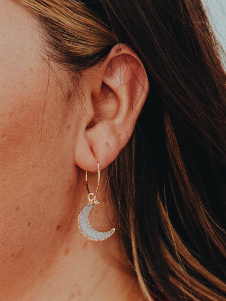 Luna Druzy Earrings