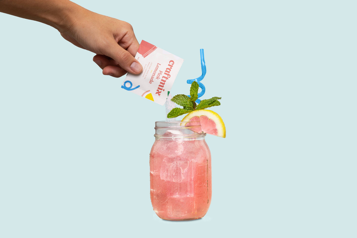 Pink Lemonade Cocktail / Mocktail Mixer