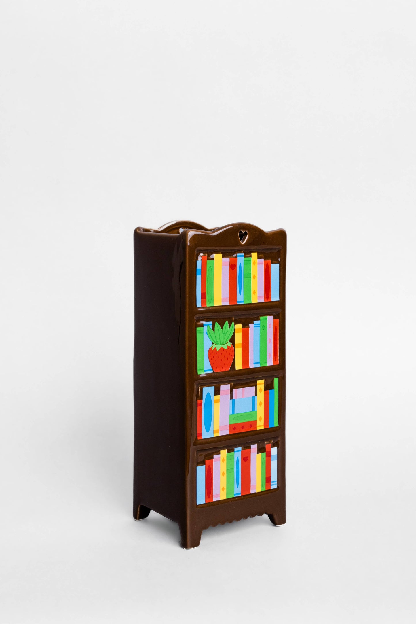 Bookshelf Ceramic Vase