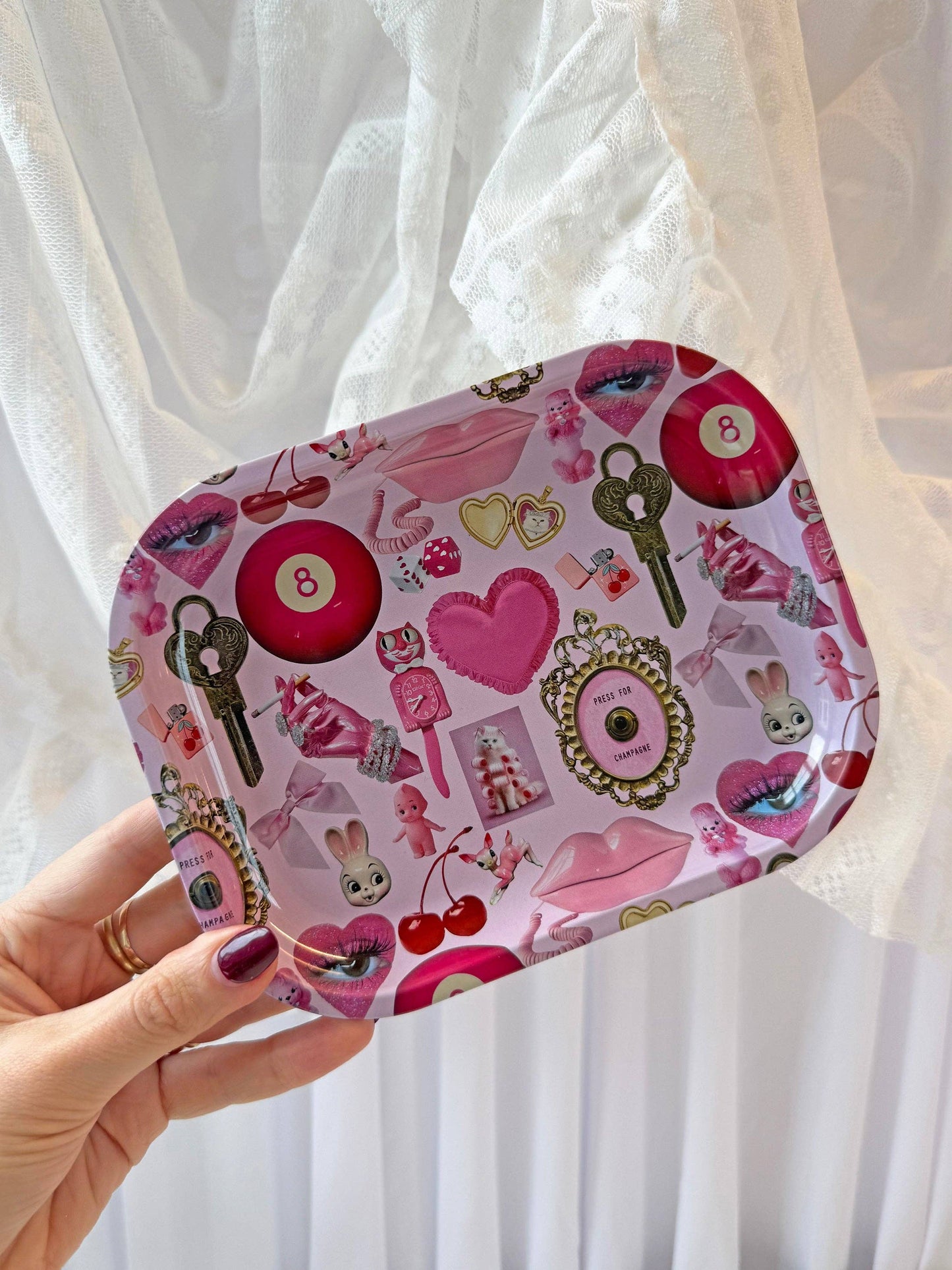 Pink Things Tray