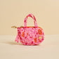 Itty Bitty Duffle Bag Charm – Hot Pink Petals