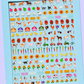 Nail Art Stickers - Sunflower Farm