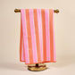 Sicily Stripes Pink Tea Towel