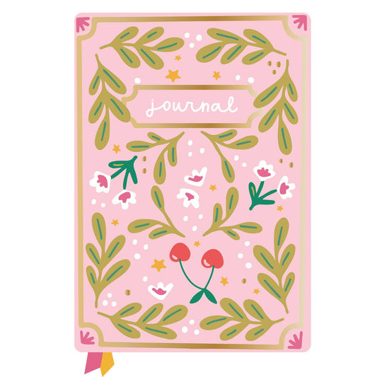 Cherries & Blooms Book Journal