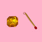 Matchstick Gold Charm
