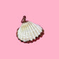 Gold Laced Shell Charm