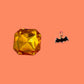 Enamel Bat Gold Charm
