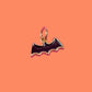 Enamel Bat Gold Charm