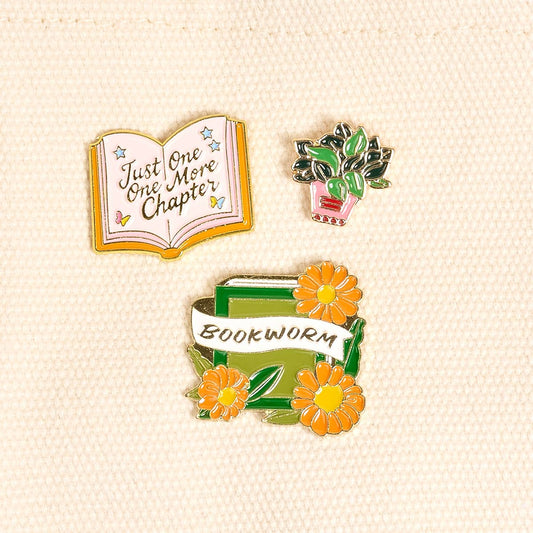 Bookworm Pin Pack