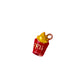 French Fries Gold Charm