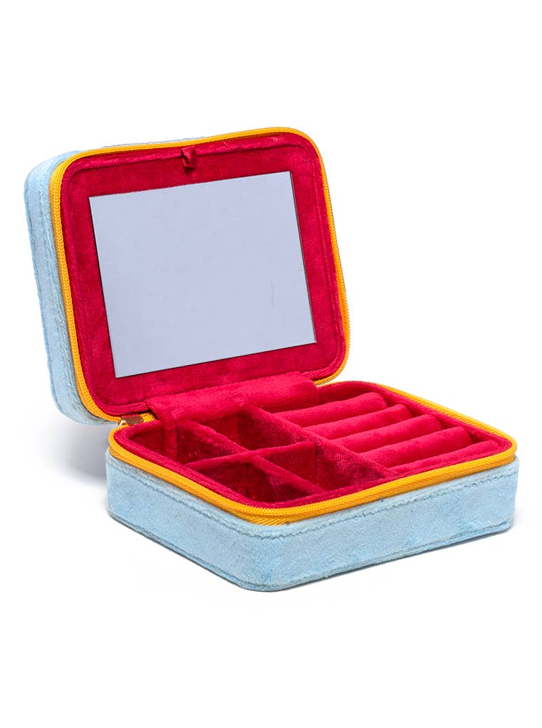 Slot Machine Velvet Jewelry Zip Case