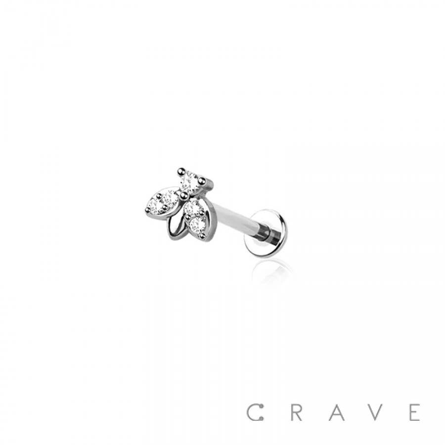 Baby Bee Push Pin Flat-Back Stud