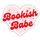Bookish Babe Sticker