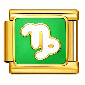 Gold Zodiac Italian Charm