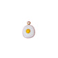 Fried Egg Gold Charm