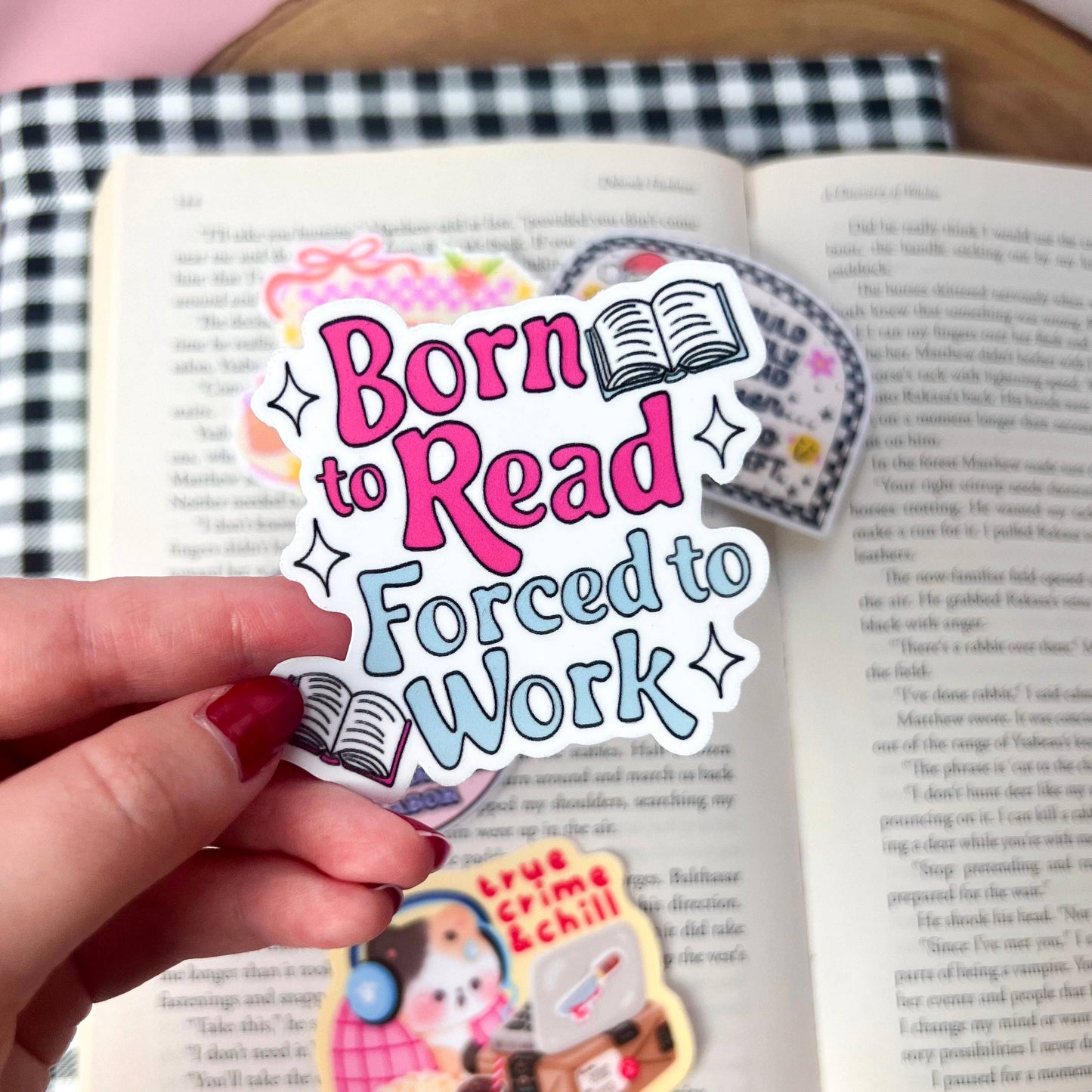 Born To Read Sticker