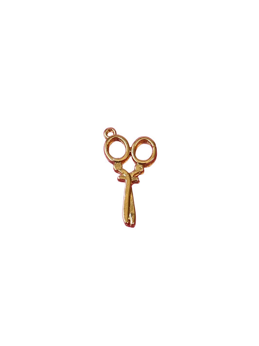 Scissors Gold Charm