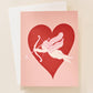 Cupid Valentine's Heart Card
