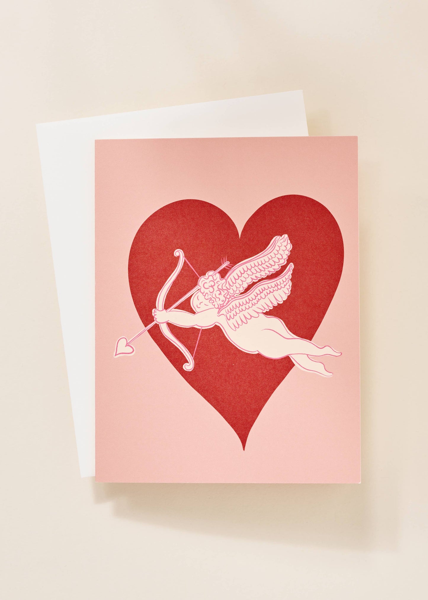 Cupid Valentine's Heart Card