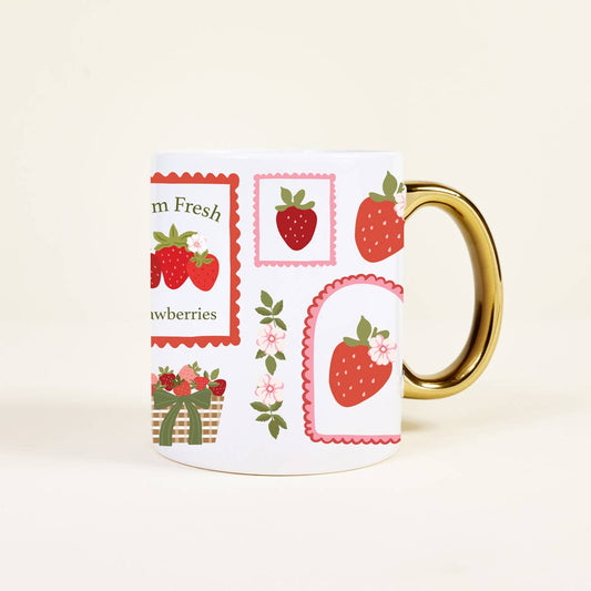 Strawberry Gallery Ceramic Mug